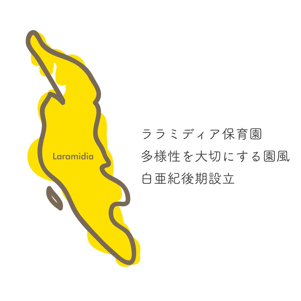 きょうりゅうTシャツ てぃらのくん(ティラノサウルス) ララミディアほいくえん