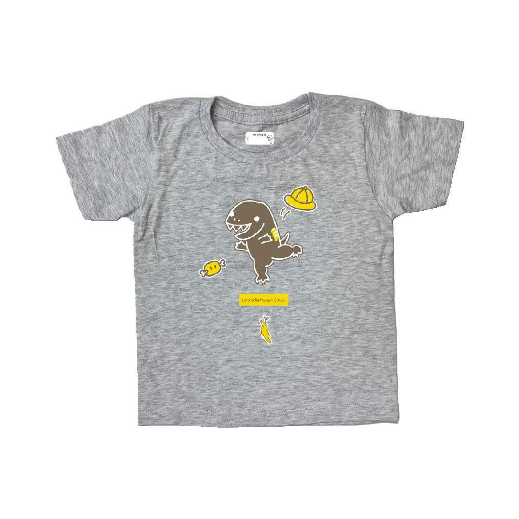 きょうりゅうTシャツ てぃらのくん(ティラノサウルス) ララミディアほいくえん