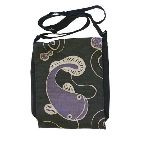 開運亭 縁起ショルダーバッグ 厄除け鯰