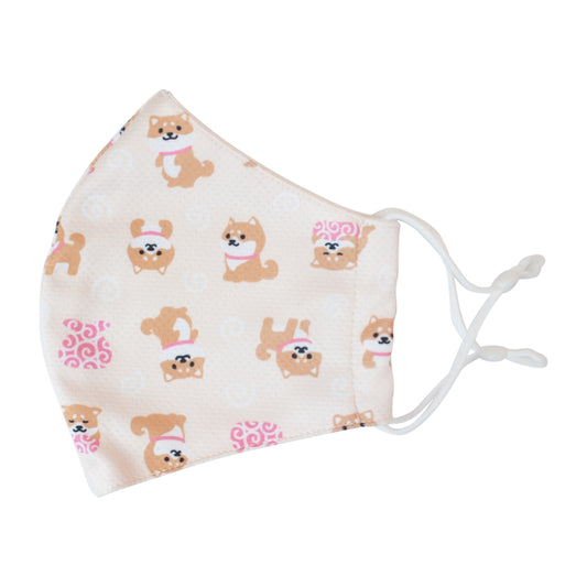 和心 ひんやりマスク 大人用 豆柴