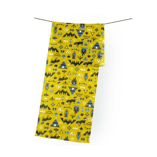 ANDRIAS アウトドア専用手ぬぐい キャンプ マスタード