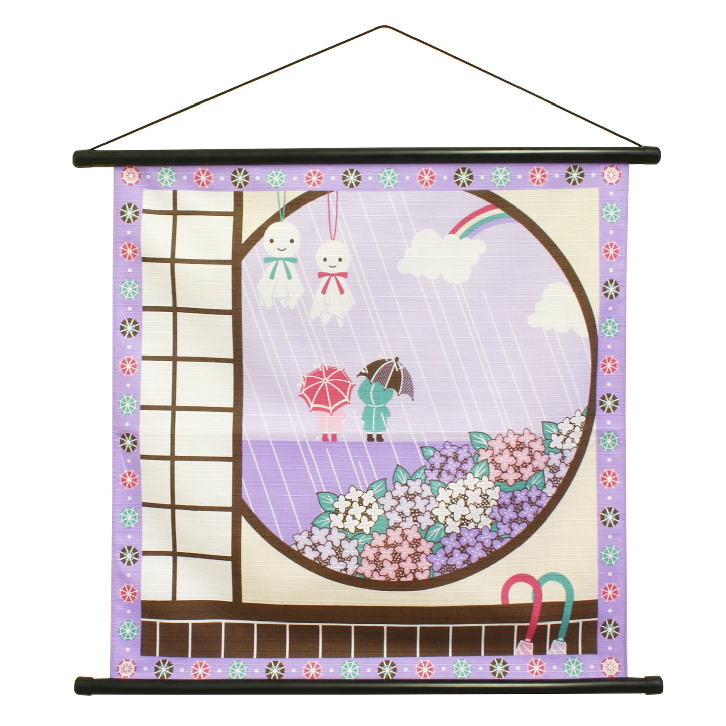 四季彩布 タペストリー 梅雨