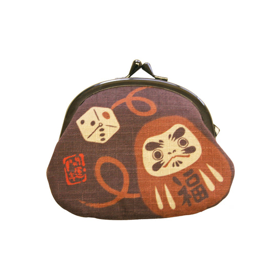 開運亭 縁起3.3寸小銭入れ 福だるま