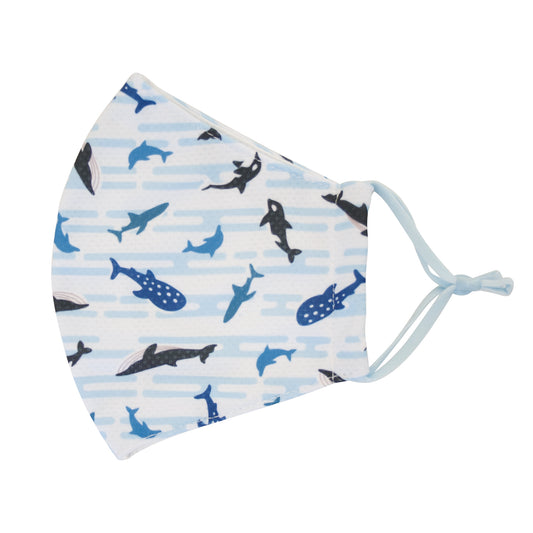 和心 ひんやりマスク 大人用 海のなかま