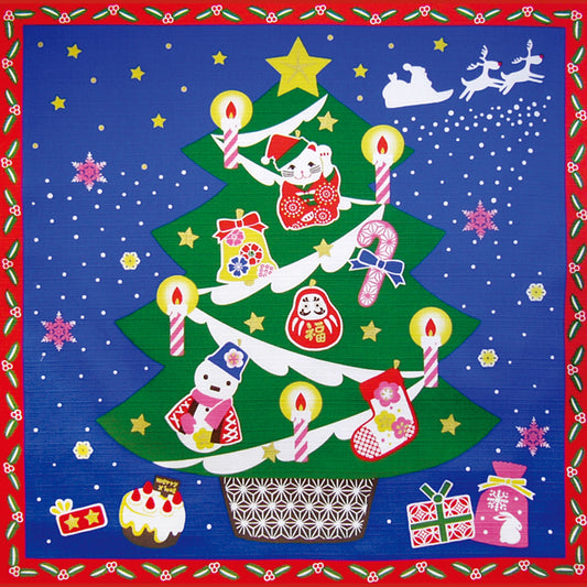 四季彩布 小風呂敷 クリスマス(12月)