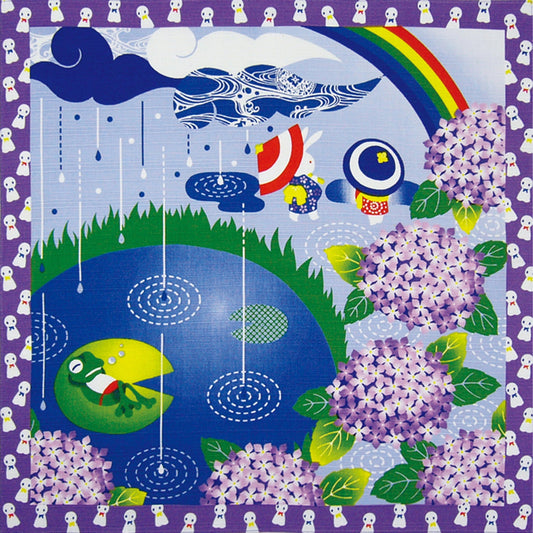 四季彩布 小風呂敷 紫陽花(6月)