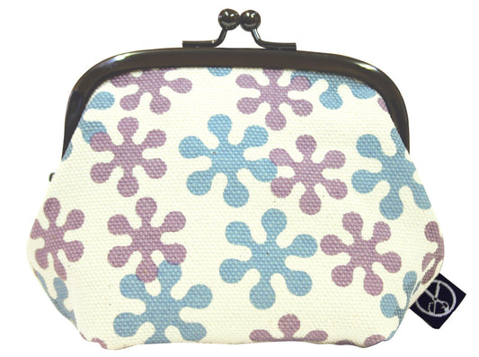 五色帆布堂 和柄シリーズ がま口(3.5寸) 初雪