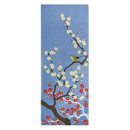 四季彩布 手ぬぐい 梅と鶯(2月)