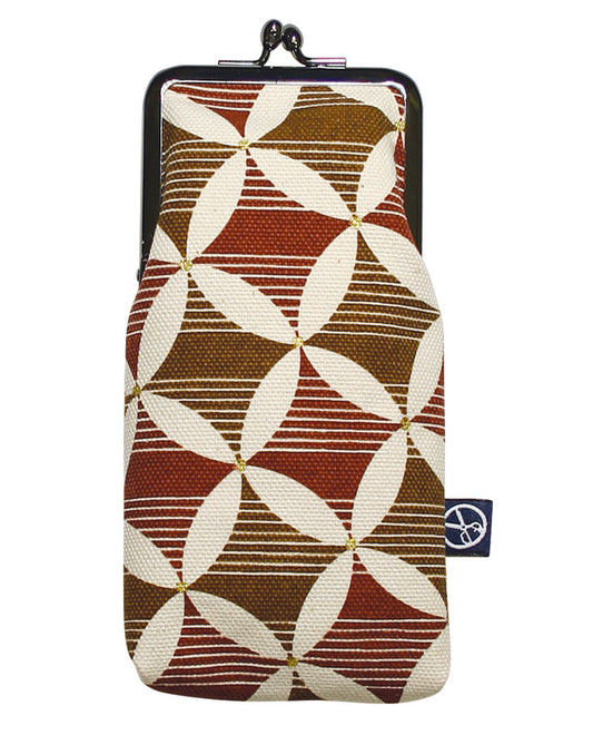 五色帆布堂 和柄シリーズ メガネケース 七宝