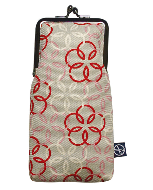 五色帆布堂 和柄シリーズ メガネケース つなぎ梅