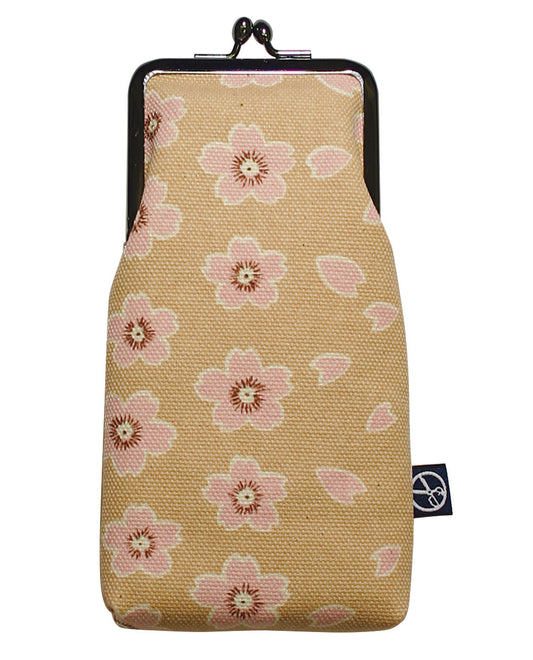 五色帆布堂 和柄シリーズ メガネケース さくら