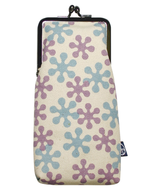 五色帆布堂 和柄シリーズ メガネケース 初雪