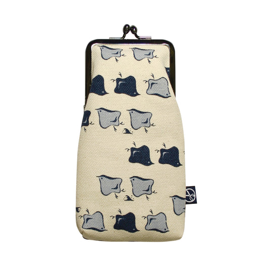 五色帆布堂 和柄シリーズ メガネケース ちどり