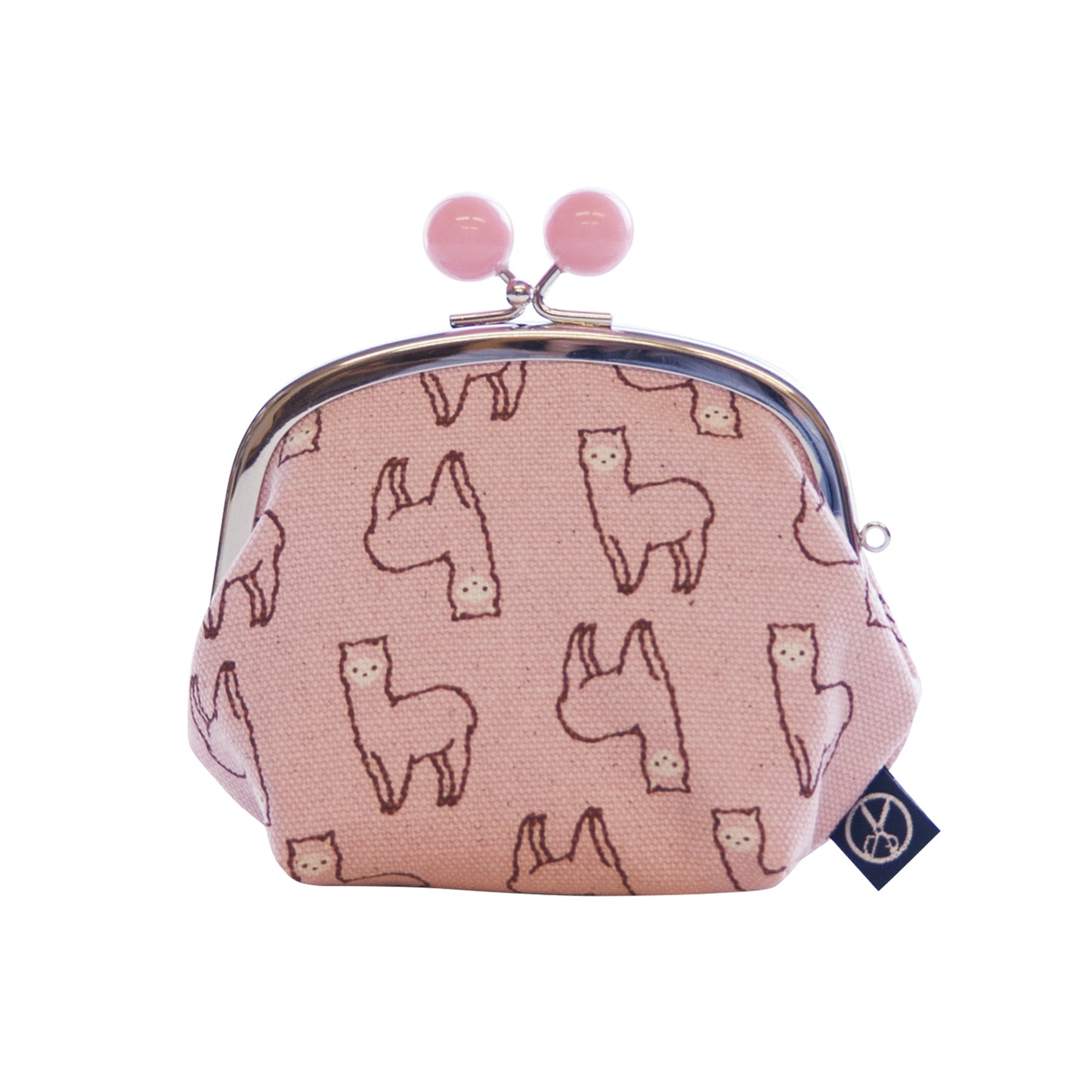 五色帆布堂 動物シリーズ 3.5寸がま口 アルパカ