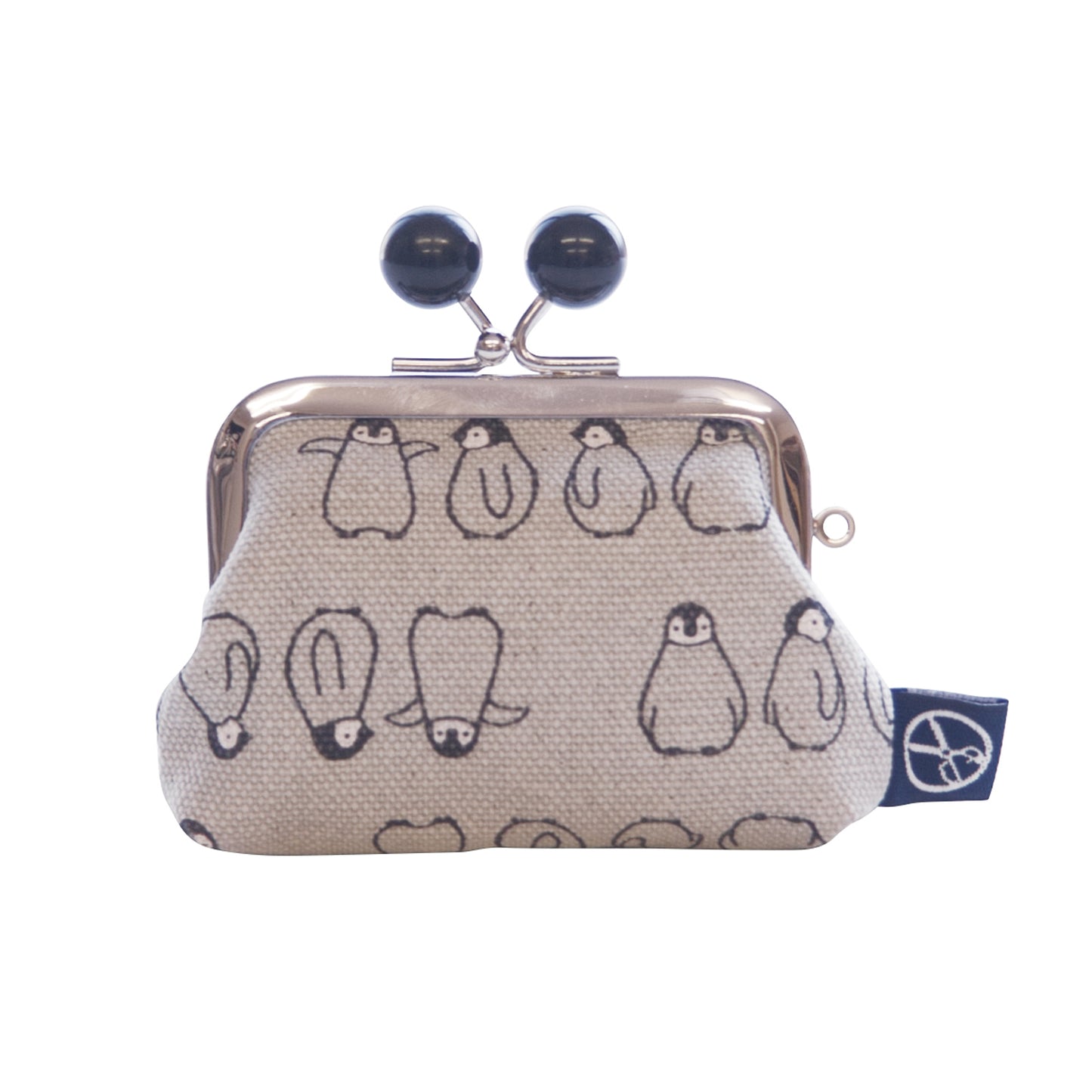 五色帆布堂 動物シリーズ 2.5角小銭入れ ペンギン