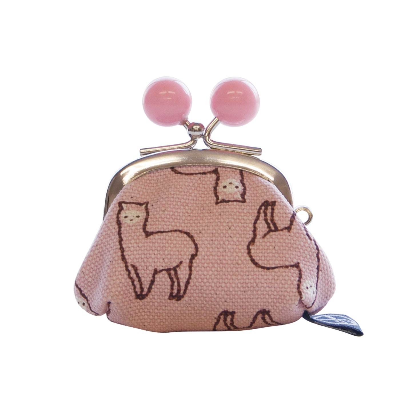 五色帆布堂 動物シリーズ 1.7寸ミニがま口 アルパカ