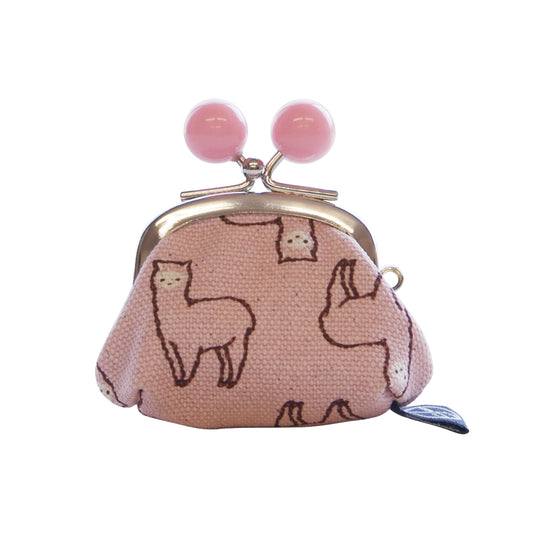 五色帆布堂 動物シリーズ 1.7寸ミニがま口 アルパカ