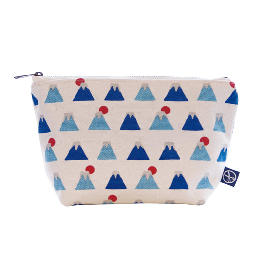 五色帆布堂 富士山シリーズ マチ付ポーチ