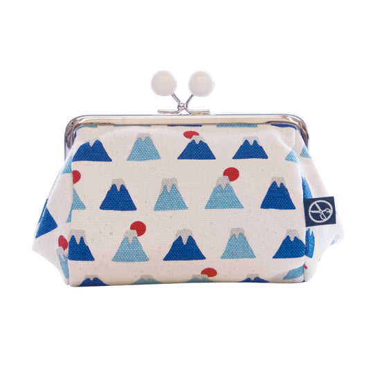 五色帆布堂 富士山シリーズ 口金たわらポーチ