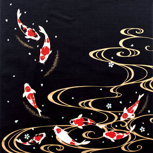 風花 小風呂敷 錦鯉