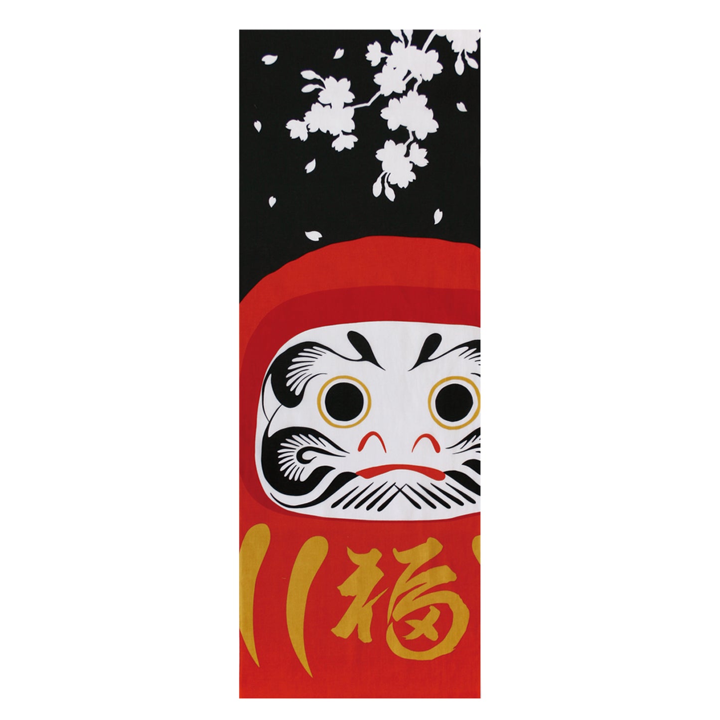 大和絵 手ぬぐい 達磨に桜(だるま)