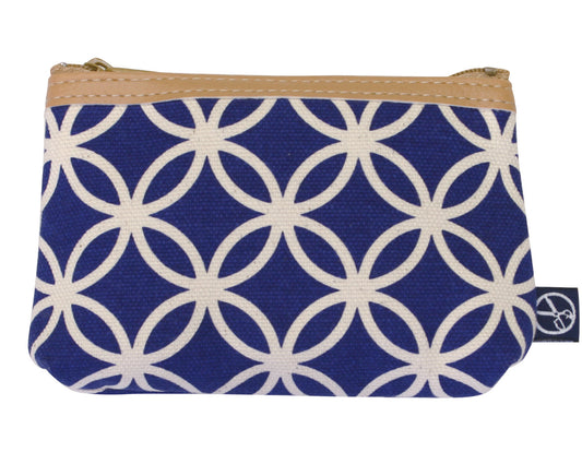 五色帆布堂 藍色シリーズ マチ付カードケース 藍七宝