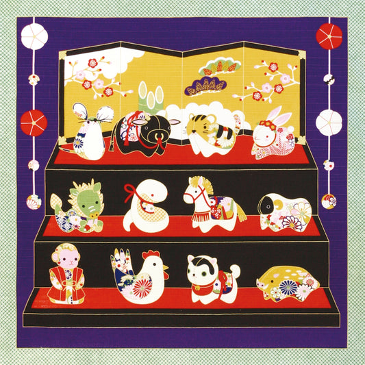 お細工物 小風呂敷 十二支