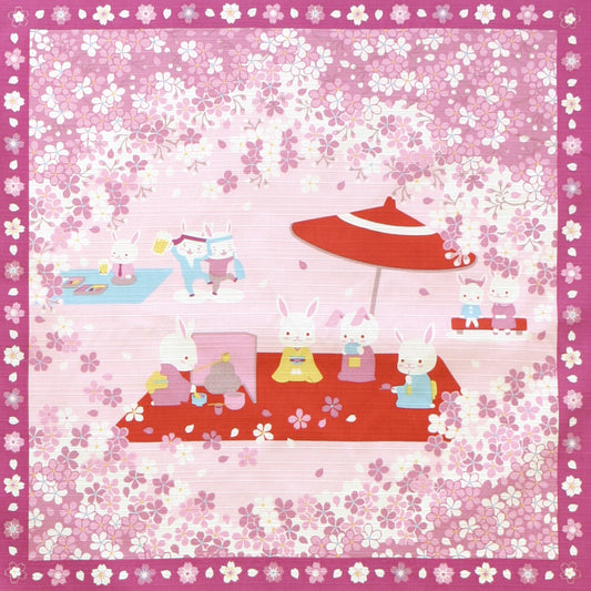 四季彩布 小風呂敷 春の野点(4月)