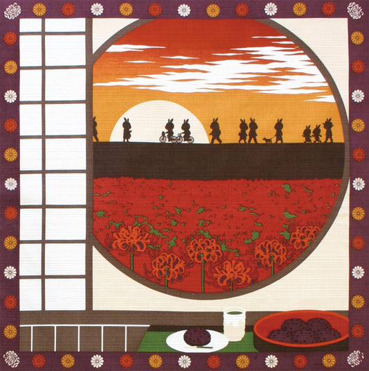 四季彩布 小風呂敷 お彼岸(9月)