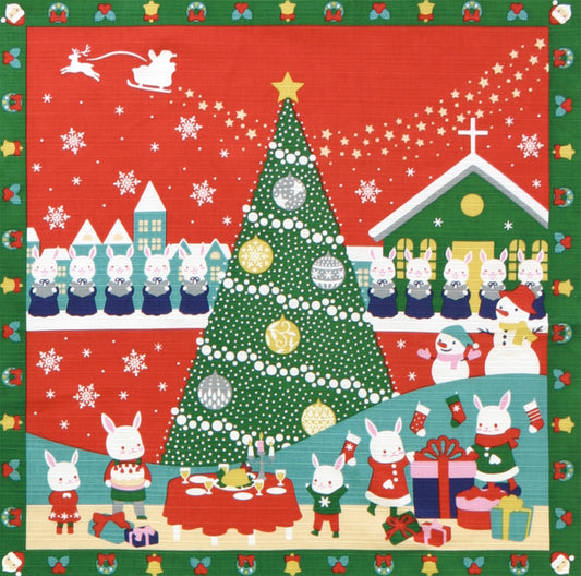 四季彩布 小風呂敷 クリスマスナイト(12月)