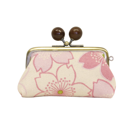 五色帆布堂 和の花シリーズ 2.8寸印鑑小銭入れ さくら桜
