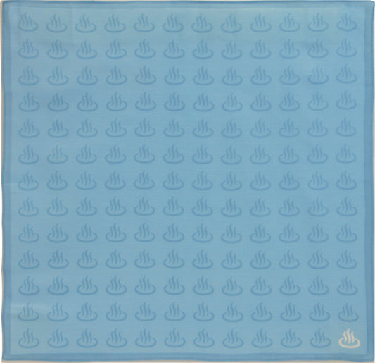 温泉 ガーゼはんかち 澄青海