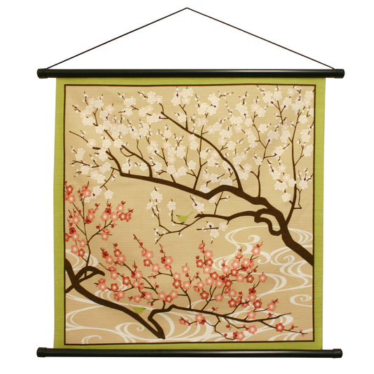 花景色 タペストリー 梅