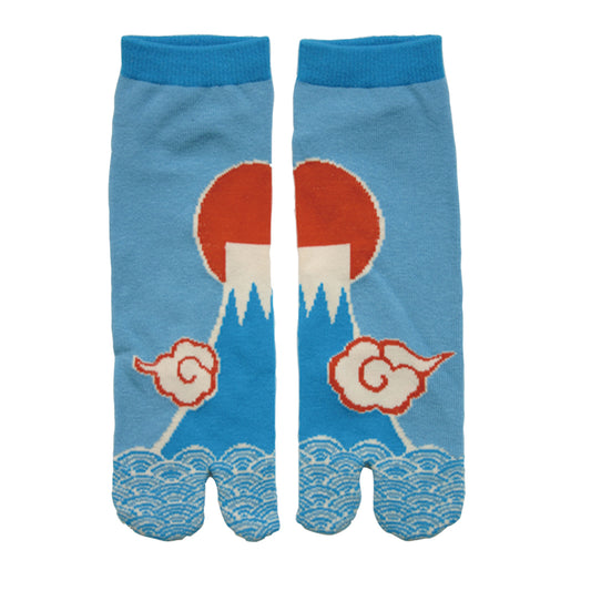 和心 足袋ソックス スニーカー丈 メンズ 富士山