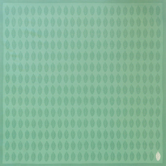 和の色 はんかち 葉っぱ 青磁色