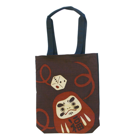 開運亭 縁起トートバッグ 福だるま