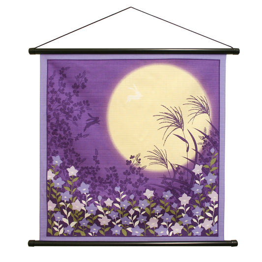 花景色 タペストリー 桔梗