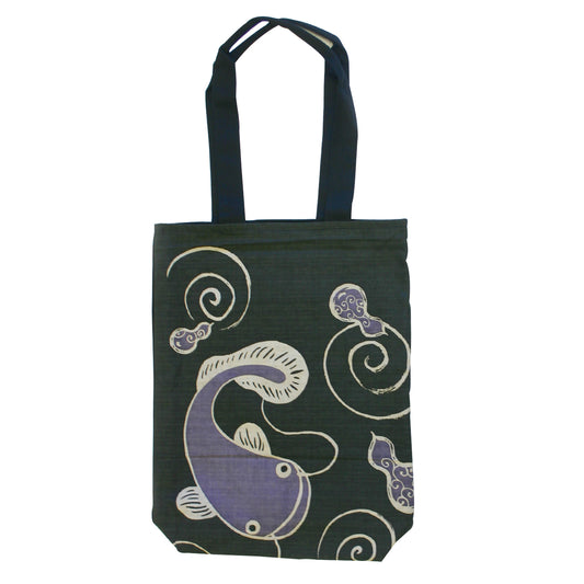 開運亭 縁起トートバッグ 厄除け鯰