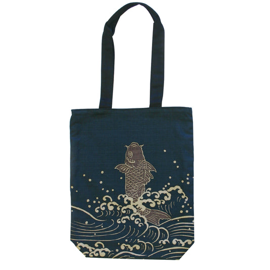 開運亭 縁起トートバッグ 夫婦鯉