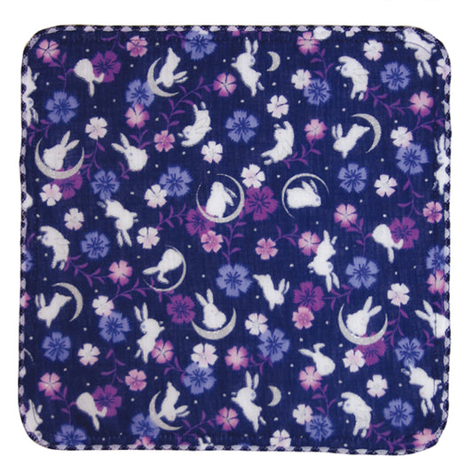 和心 がーぜたおる 三日月うさぎ 紺