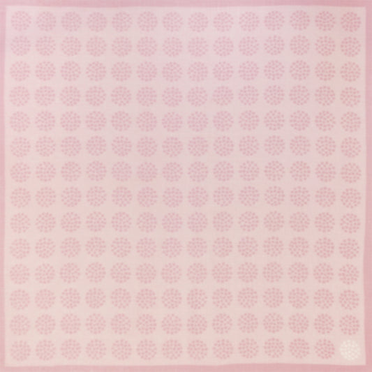 和の色 はんかち 小花 桜色