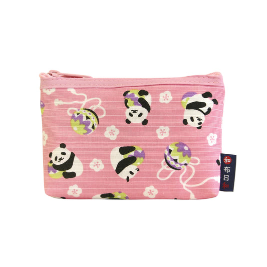 和布日和 F付カードケース 手まりパンダ ピンク