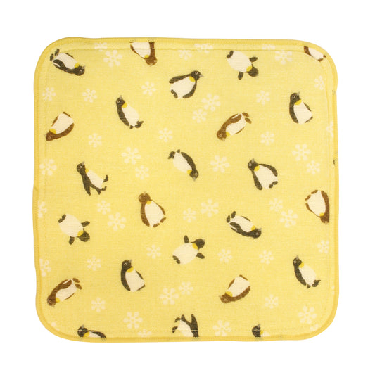 和心 手のひらサイズのタオルはんかち ぺんぎん