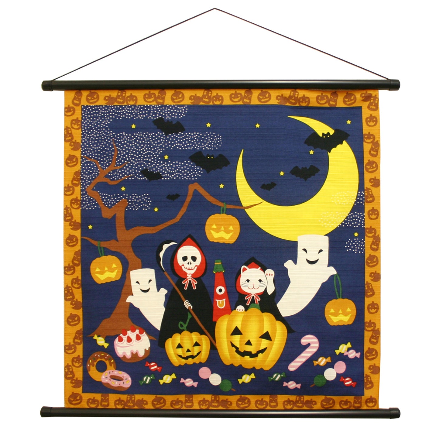 四季彩布 タペストリー ハロウィン