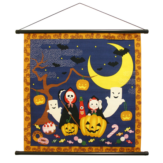 四季彩布 タペストリー ハロウィン