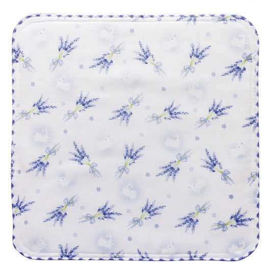 和心 がーぜたおる ラベンダー兎 白