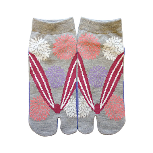 和心 足袋ソックス スニーカー丈 レディース 草履千重菊