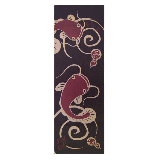 開運亭 縁起てぬぐい 厄除け鯰