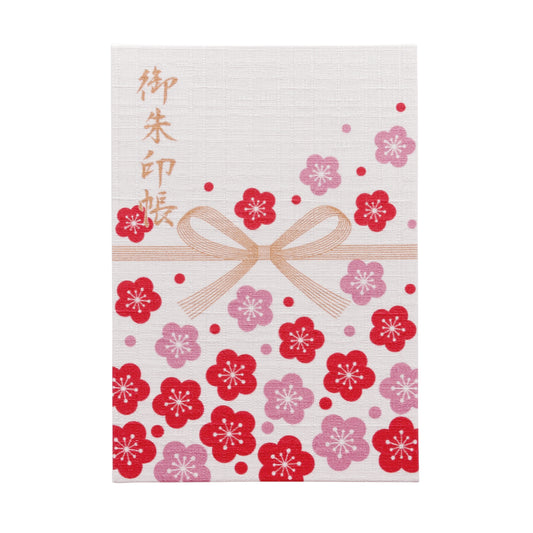 御朱印帳 リボン梅