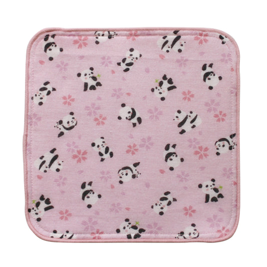 和心 手のひらサイズのタオルはんかち ぱんだ